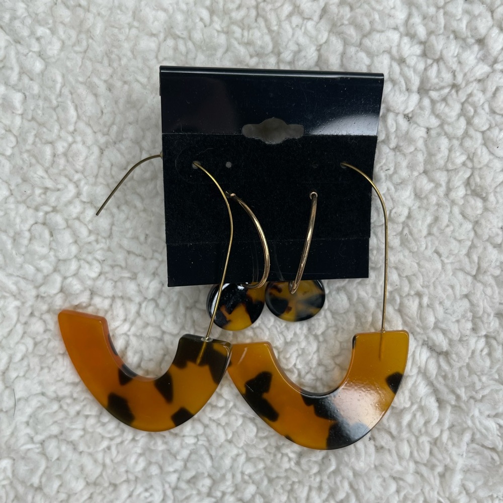 Brown and black marble hoop combo
